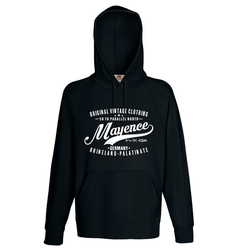 "50 th parallel North - Mayence" (Premium Hoody)