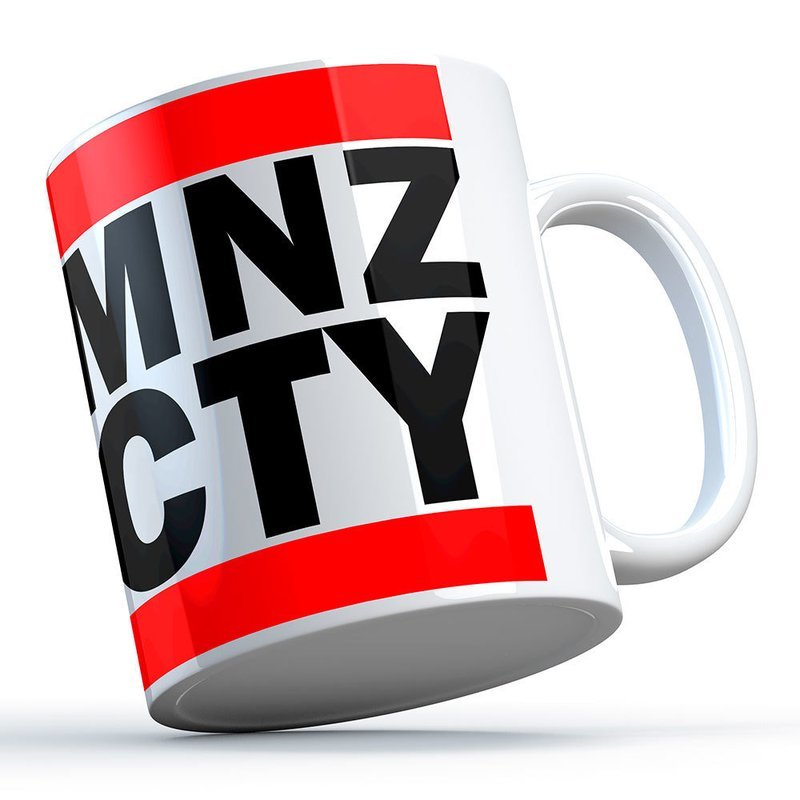 "MNZ CTY" Oldschool Keramiktasse