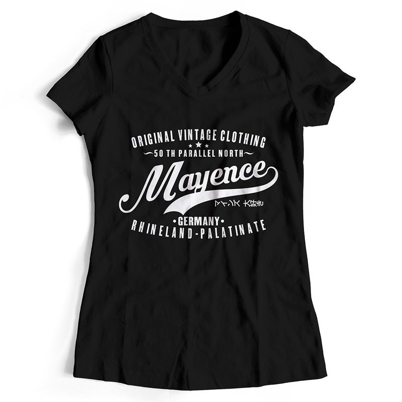 Mainz T-Shirt "50 th parallel North - Mayence" (Damen)