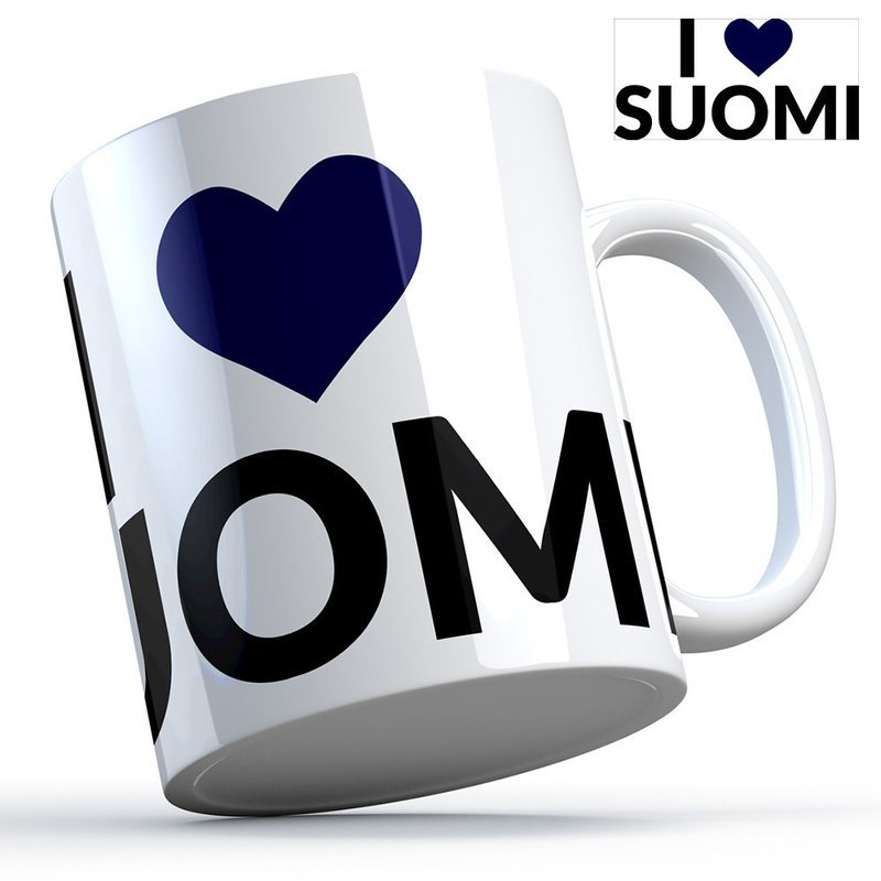 Finnland Tasse Finnland Tasse "I love Suomi"