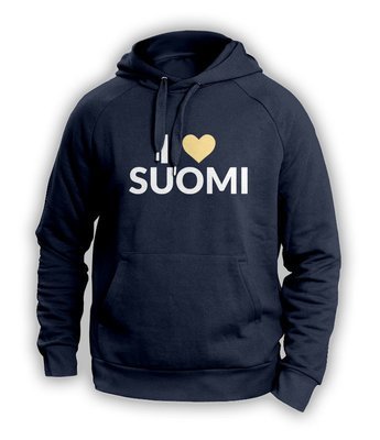 "I love Suomi" Hoodie (Unisex)