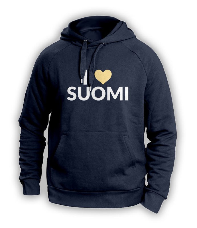 "I love Suomi" Hoodie (Unisex)