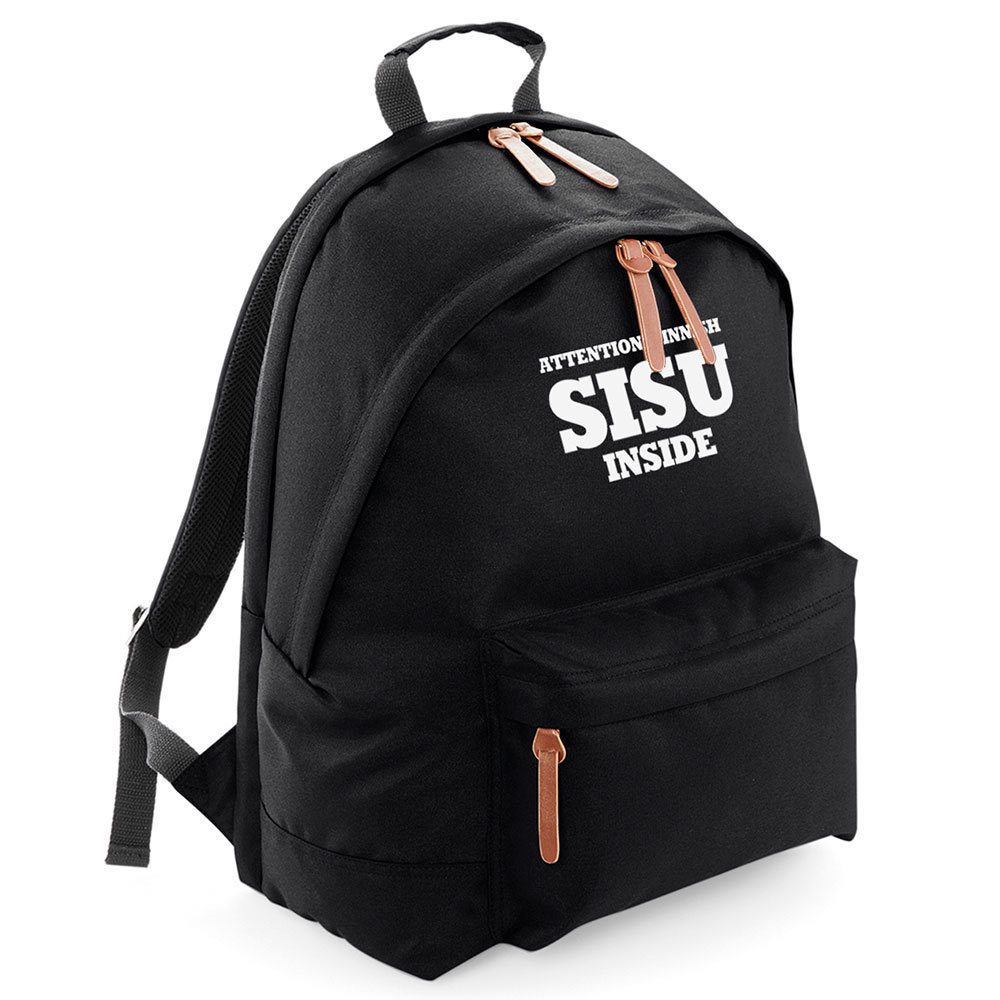 "Attention! Finnish SISU inside" Laptop Rucksack
