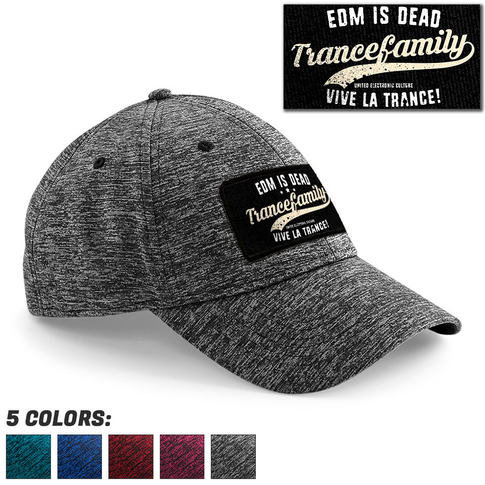 "EDM is dead - Vive la Trance" Stretch-Fit Basecap *NEW 2019* M1-TFC 61002