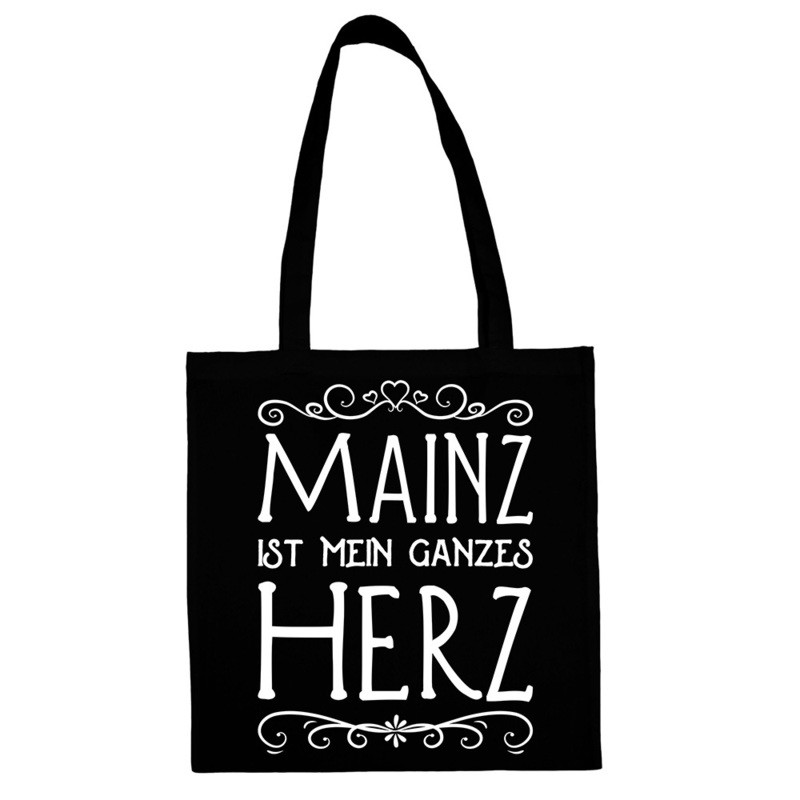 "Mainz ist mein ganzes Herz" Jute Beutel