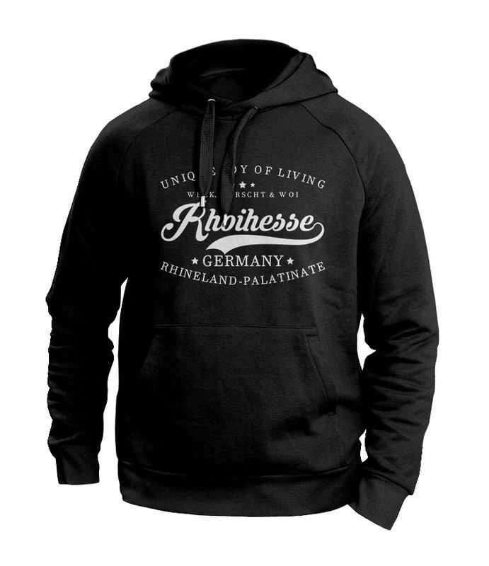 "Weck, Worscht & Woi - Rhoihesse" (Hoody)
