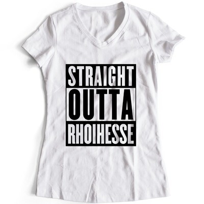 T-Shirt T-Shirt "Straight outta Rhoihesse" (Damen)