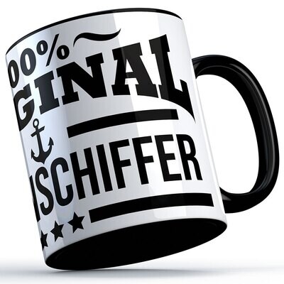 "100% original Binnenschiffer" Tasse