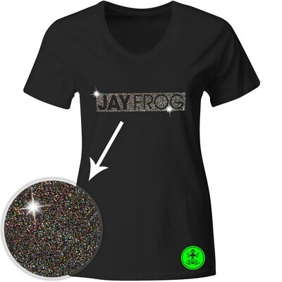 Jay Frog Magic Glitter T-Shirt (Glitter mehrfarbig / Women ) Jay Frog Magic Glitter T-Shirt (Glitter mehrfarbig / Women )