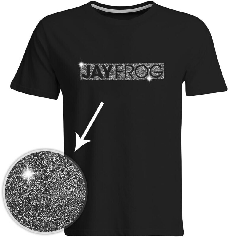 Jay Frog Magic Glitter T-Shirt (Glitter silber / Men) Jay Frog Magic Glitter T-Shirt (Glitter silber / Men)