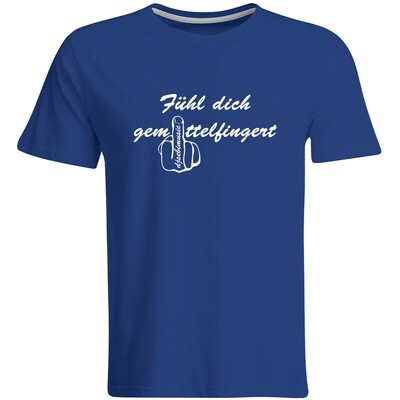 "Fühl dich gemittelfingert" DJ Sebimusic T-Shirt (Men)