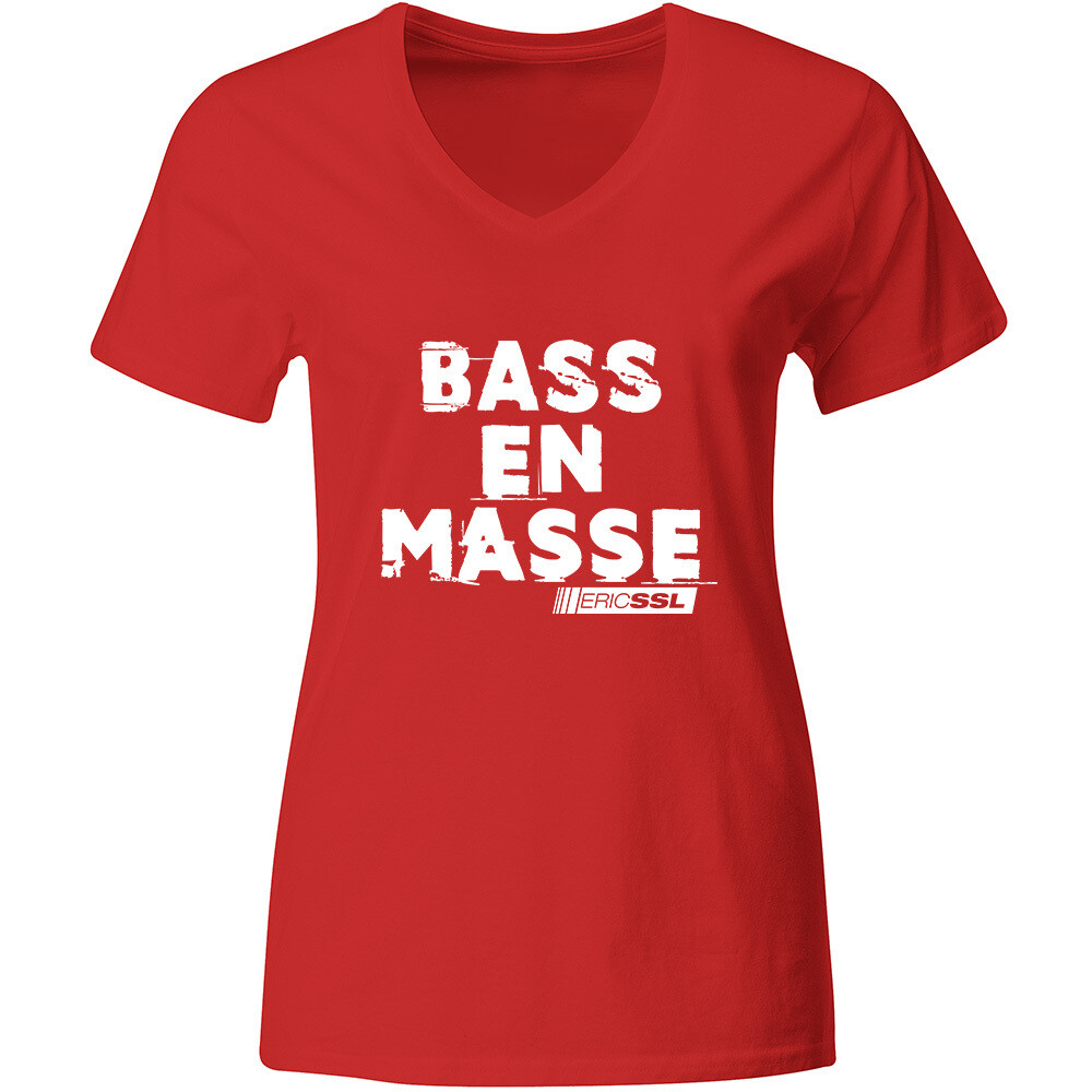 Bass en Masse T-Shirt by Eric SSL (Women) [Design dreizeilig]