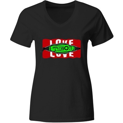 Behind the Zip: Love/Technoclub T-Shirt (Women)