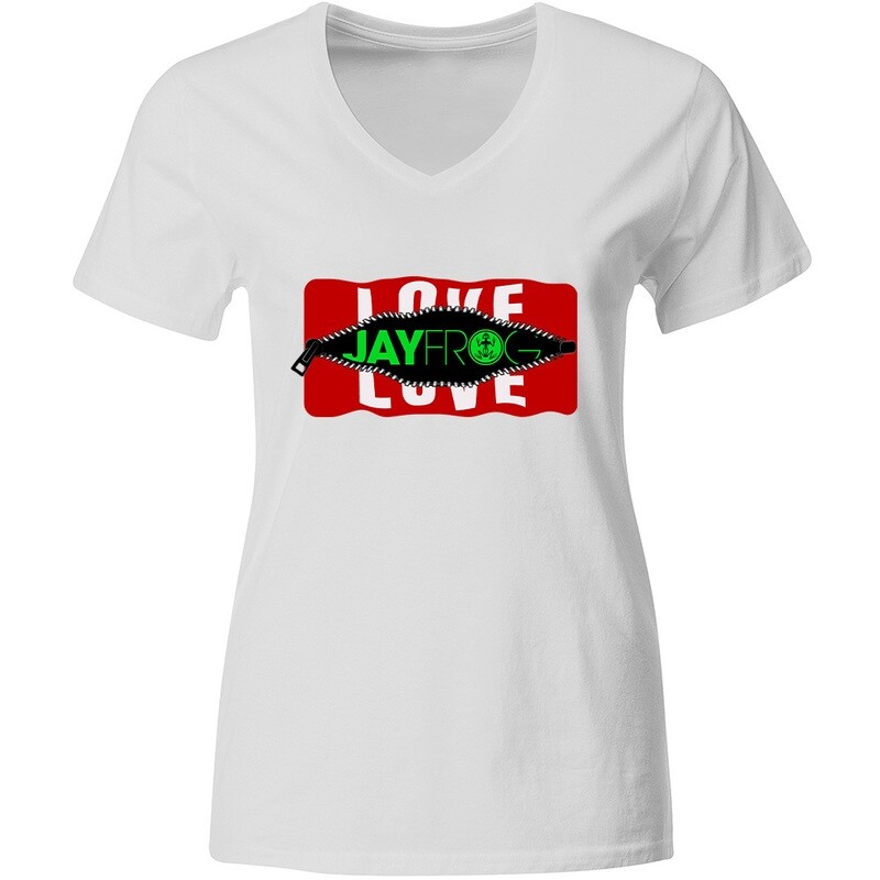 Behind the Zip: Love/Jay Frog T-Shirt (Women)