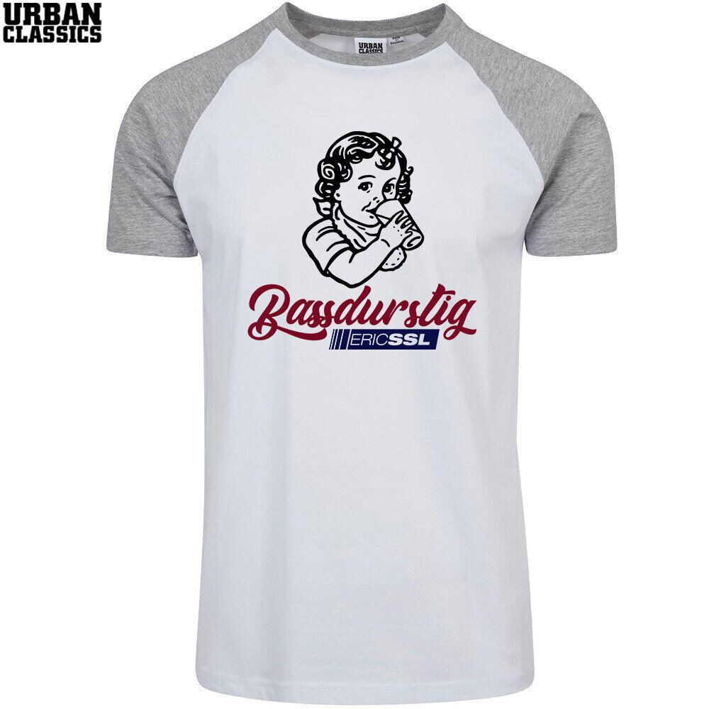 Eric SSL "Bassdurstig" Contrast T-Shirt by Urban Classics (Men)