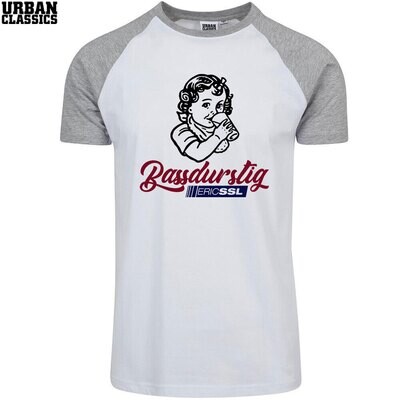 Eric SSL "Bassdurstig" Contrast T-Shirt by Urban Classics (Men)