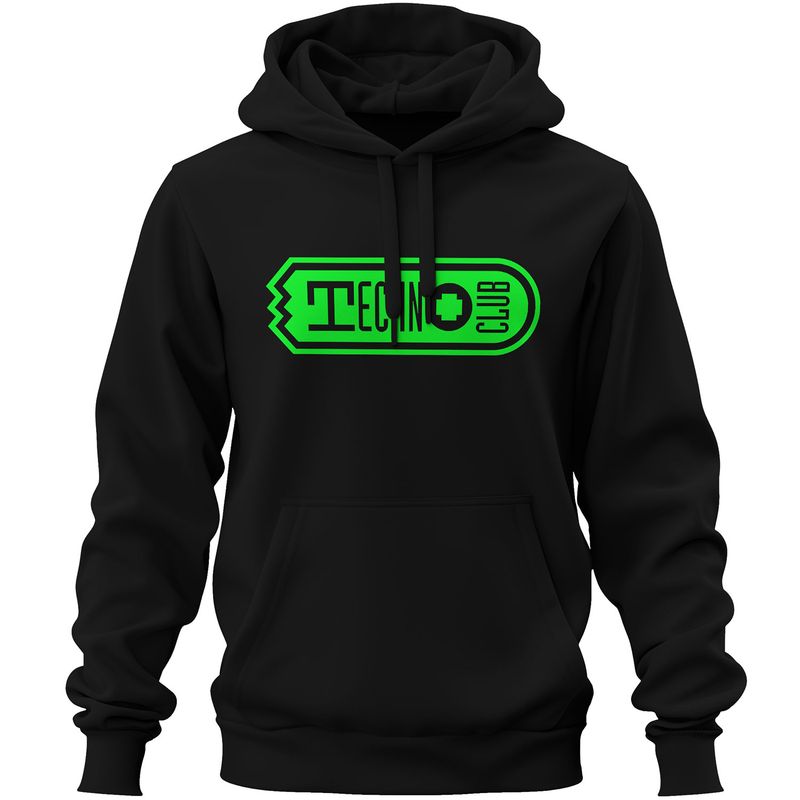 Technoclub Premium-Hoodie | Frontprint (Unisex)
