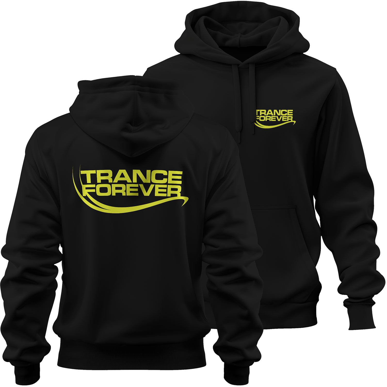 Trance Forever Premium-Hoodie | Front- & Backprint (Unisex)