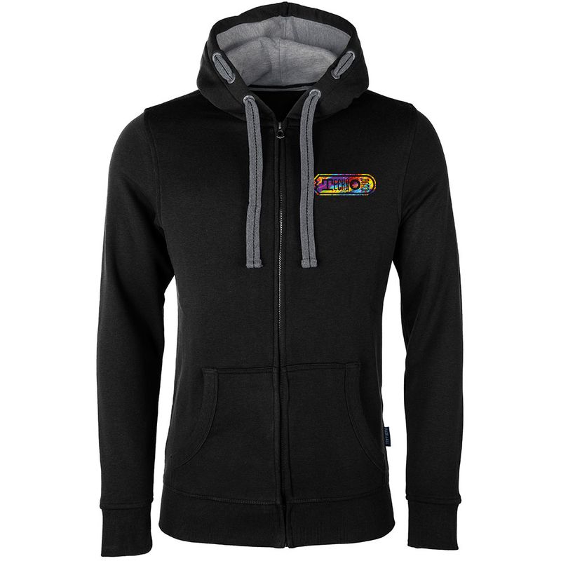 Technoclub Technoclub "Colorful Explosion" Luxury Zip-Hoodie (Unisex)