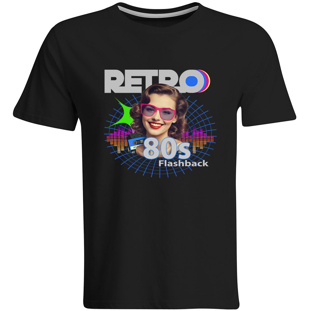 Retro 80s Flashback T-Shirt  (Men)