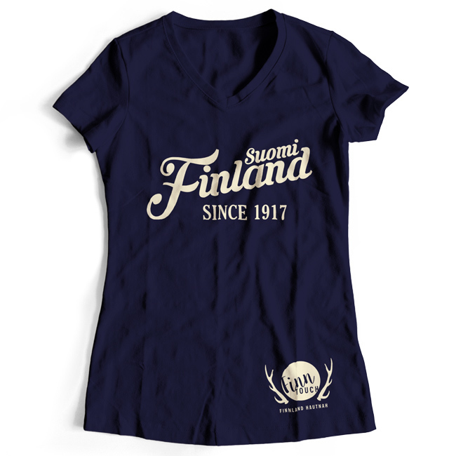 Girlieshirt "Suomi Finland - since 1917"