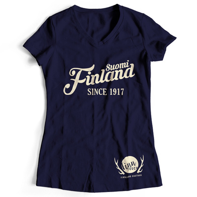 Girlieshirt "Suomi Finland - since 1917"
