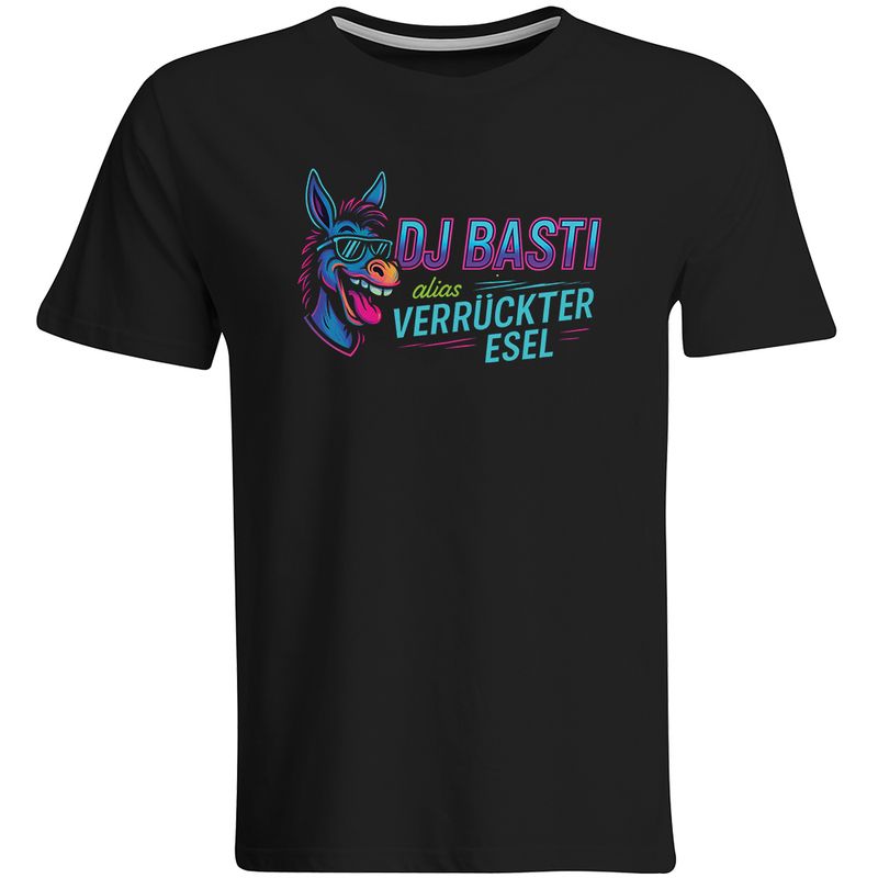 DJ Basti alias "Verrückter Esel" T-Shirt (Men)