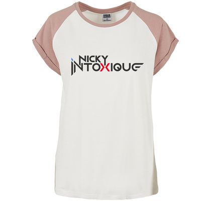 Nicky Intoxique Contrast T-Shirt by Urban Classics (Women) Nicky Intoxique Contrast T-Shirt by Urban Classics (Women)