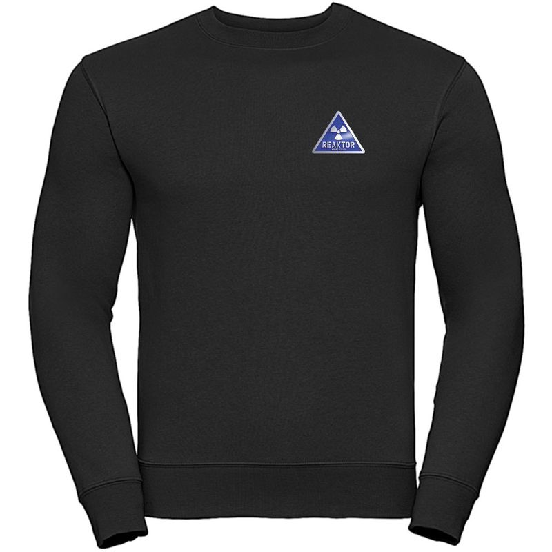 REAKTOR Authentic Sweatshirt | Blue-Logo vorne klein, hinten groß (Unisex)