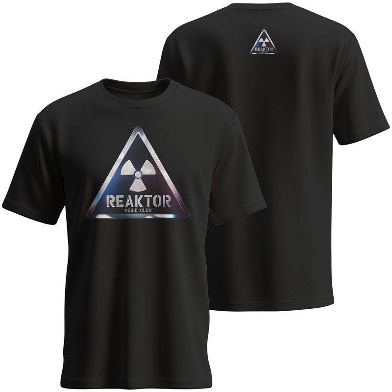 REAKTOR T-Shirt | Chromelook-Logo vorne groß, hinten klein (Men)