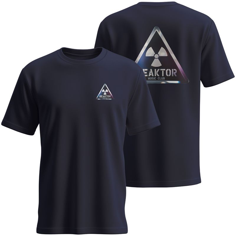 REAKTOR T-Shirt | Chromelook-Logo vorne klein, hinten groß (Men)