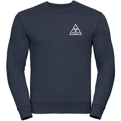 REAKTOR Authentic Sweatshirt | Retro-Logo vorne klein, hinten groß (Unisex)
