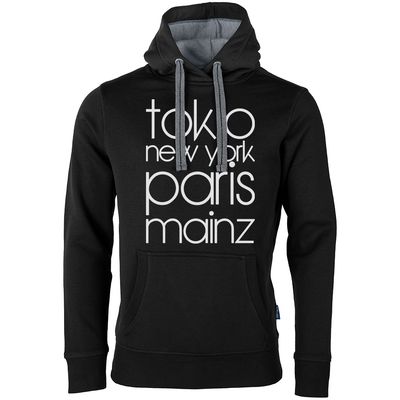 "Tokio, New York, Paris, Mainz" Luxury Hoodie (Unisex)