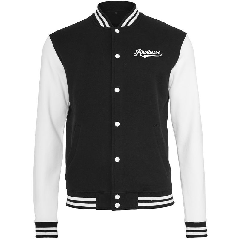 "Weck, Worscht & Woi - Rhoihesse!" College-Jacke (Unisex)