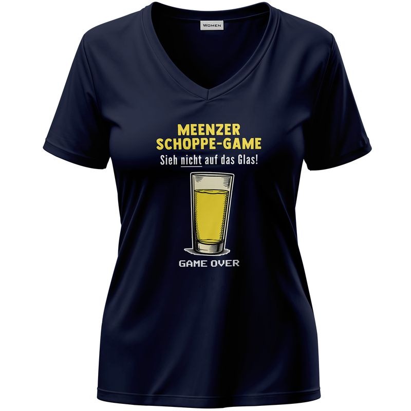 "Meenzer Schoppe-Game" T-Shirt (Damen)