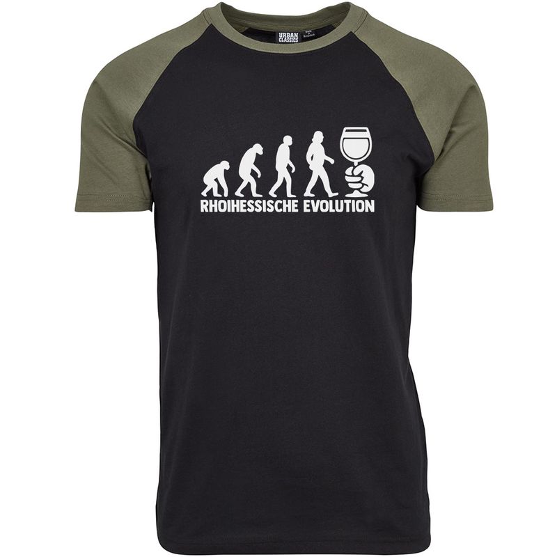 "Rhoihessische Evolution" Contrast T-Shirt by Urban Classics (Herren)