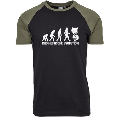 "Rhoihessische Evolution" Contrast T-Shirt by Urban Classics (Herren)