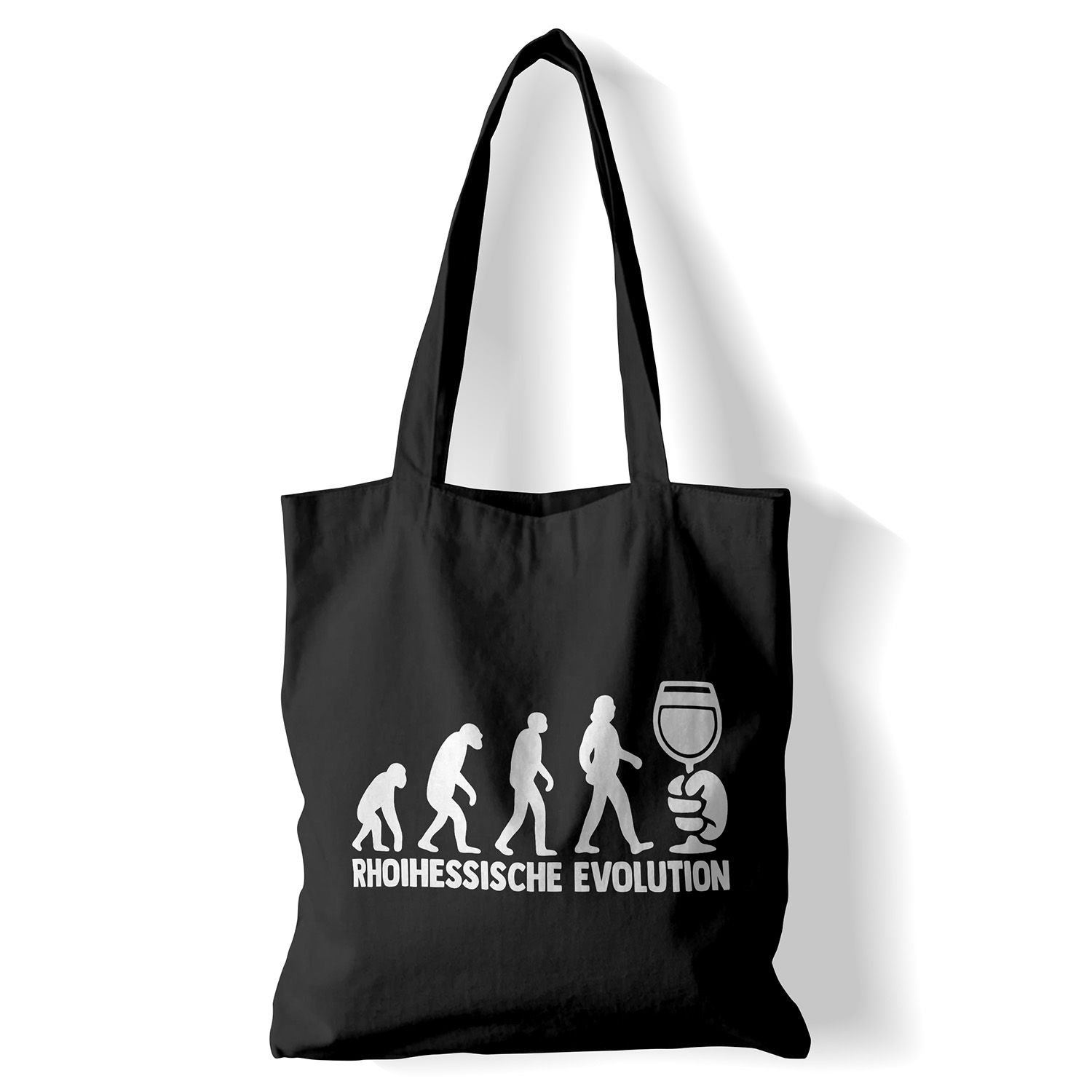 "Rhoihessische Evolution" Jutebeutel