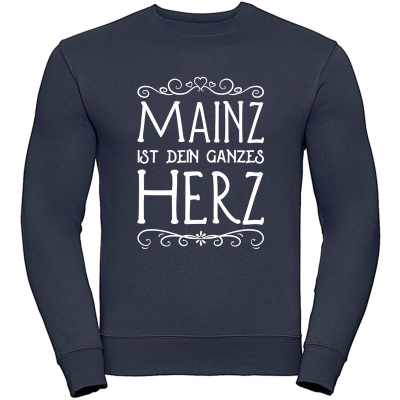 "Mainz ist mein ganzes Herz" Sweatshirt (Unisex)