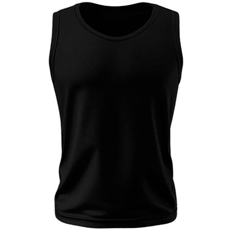 Herren-Tanktop, Farbe Schwarz (Inkl. zwei Druckbereichen vorne und/oder hinten)
