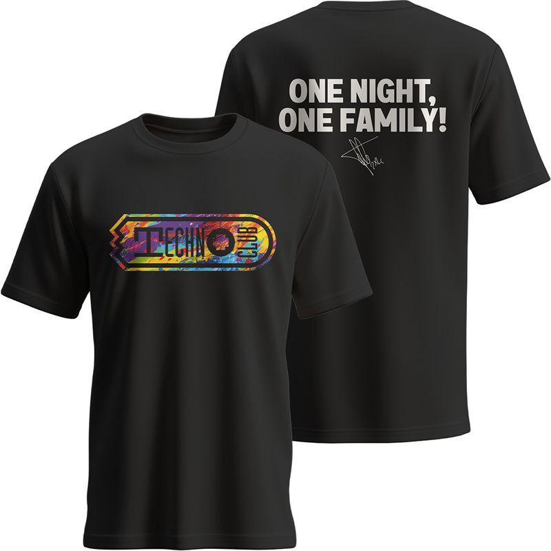 Technoclub "One Night, one Family!" T-Shirt (Men)