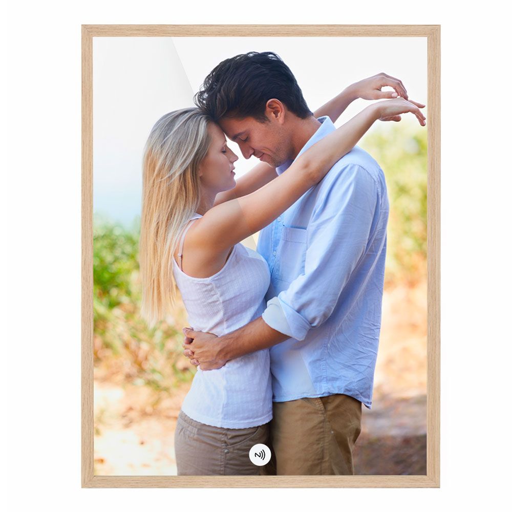 Frametap-Bilderrahmen mit deinem Foto (Farbe Natur)