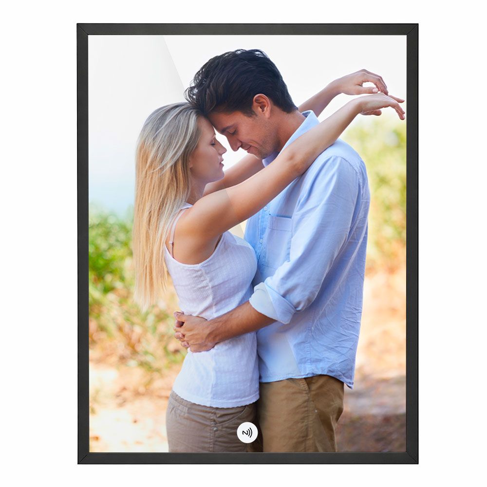 Frametap-Bilderrahmen mit deinem Foto (Farbe Schwarz) Demoprodukt