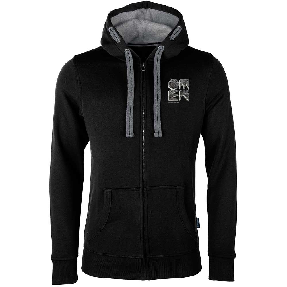 OMEN Frankfurt Luxury Zip-Hoodie (Unisex) / Design: Qudrat Negativ-Logo