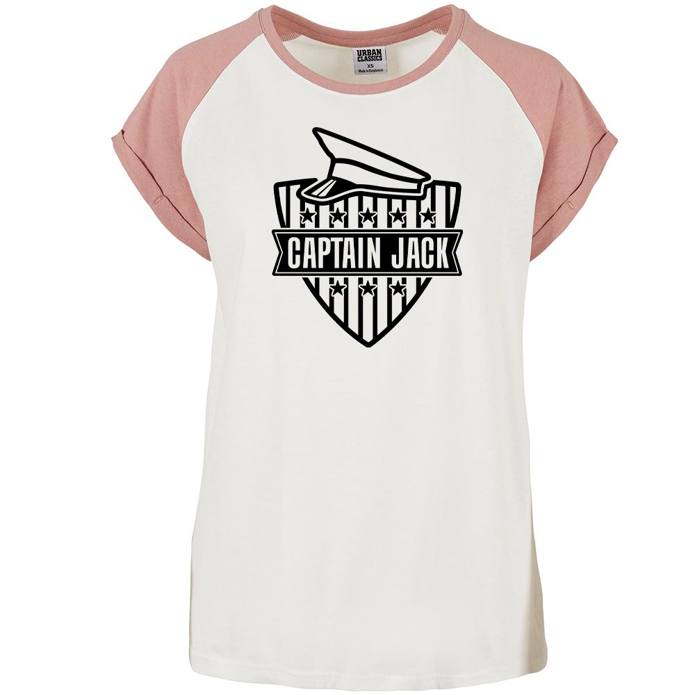 Captain Jack Contrast T-Shirt by Urban Classics  (Women)