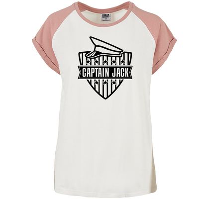 Captain Jack Contrast T-Shirt by Urban Classics (Women) Captain Jack Contrast T-Shirt by Urban Classics (Women)
