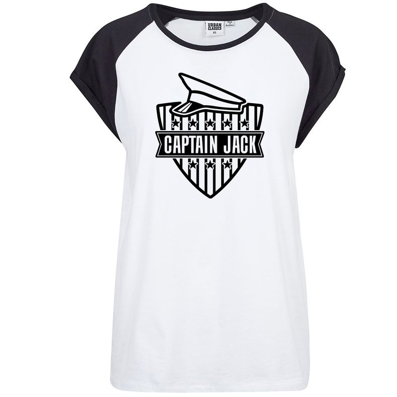 Captain Jack Contrast T-Shirt by Urban Classics  (Women)