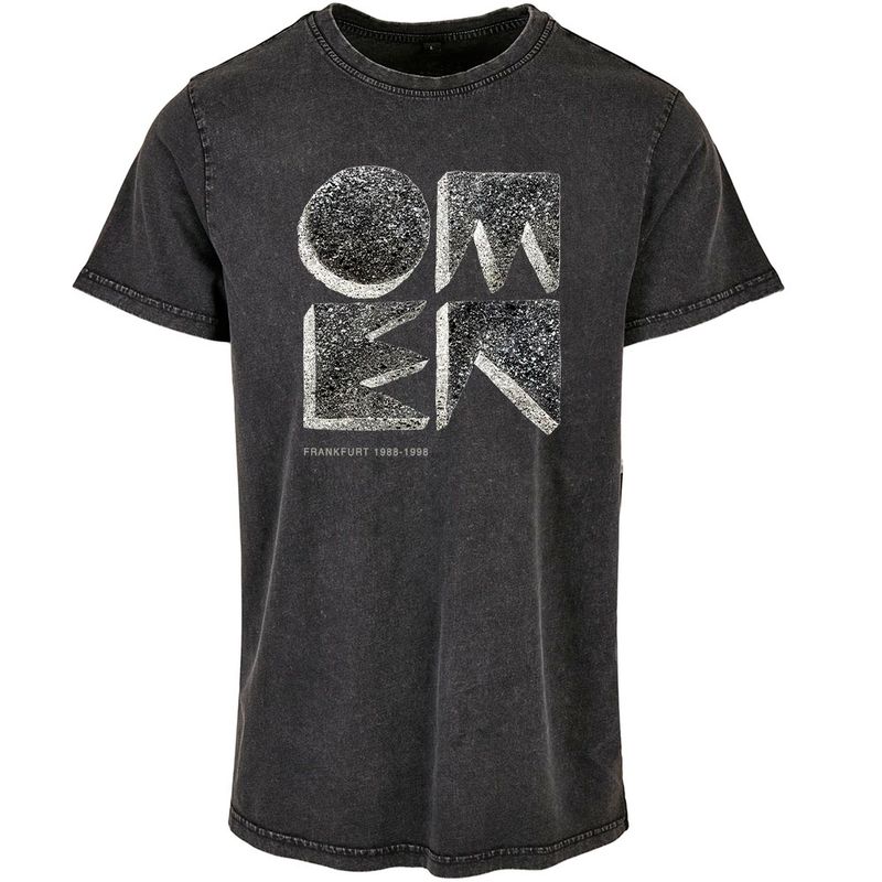 OMEN Frankfurt T-Shirt (Unisex / Acid Washed) Design: Quadrat Negativ-Logo OMEN Frankfurt T-Shirt (Unisex / Acid Washed) Design: Quadrat Negativ-Logo
