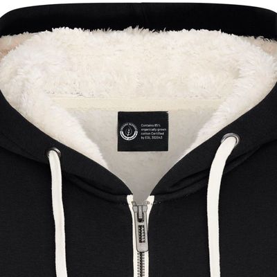 Technoclub Zip-Jacket mit kuscheligem Sherpa-Futter (Teddy-Look)