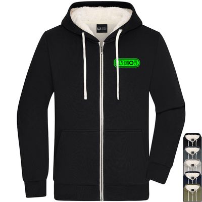 Technoclub Zip-Jacket mit kuscheligem Sherpa-Futter (Teddy-Look)
